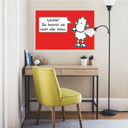 Wallprint W - sheepworld Worthelden Lächle