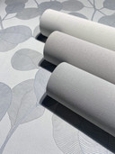 non-woven tapet hvid tekstiloptik til stue soveværelse kontor marburg tapet