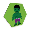 Hexagon - Alu-Dibond - Gomes - The Hulk legetøj