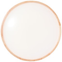 Deckenleuchte Alea, beige, Ø 39,5 cm, Holz Deckenlampe