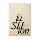 Plakat drewniany Fashion 01