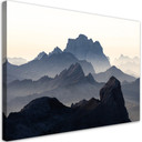 Canvasbillede, bjerglandskab natur