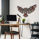 Muursticker Metallic Owl
