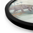 Plakat brązowy - Diplodocus - okrągły