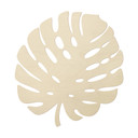 Poplar wood art - Monstera leaf 02