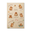 Holzbild - Affirmationen Capybara, kindgerecht formuliert