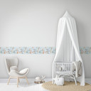 Kids Walls tapet, non-woven tapet blå, beige