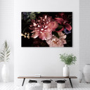 Canvasbillede, Buket af lyserøde planter