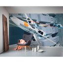 Vlies Fototapete - Star Wars Classic RMQ X-Wing vs TIE-Fighter - 500 x 250 cm