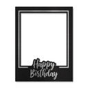 Fotoramme Happy Birthday Black - Festramme til fødselsdagsfest