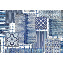 Architects Paper Papier peint photo Atelier 47 Patchwork oriental bleu
