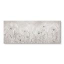Spatscherm Wilde bloemenweide met vlinders in Scandinavisch design - Ms Tiff - Panorama