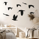 Wallsticker Fugleflok