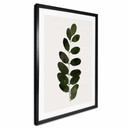 Plakat Kubistika - Zielone liście