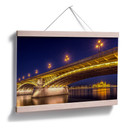 Poster - Mørkeberg - Budapest la nuit
