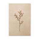 Obraz drewniany kwiaty ilustracja - Forget-me-not - Goed Blauw