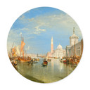 Plakat Turner - Wenecja, Dogana i S. Giorgio Maggiore - Okrągły