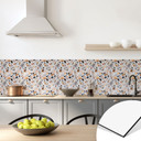 Rivestimento cucina Pietre di terrazzo colorate - Treechild