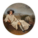 Plakat Tischbein - Goethe w rzymskiej Kampanii - Okrągły