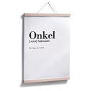 Poster Grammatik - Onkel