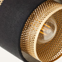 Spotrohr Ilsa, gold, 16,9 x 50,3 cm, Metall Lampe