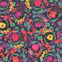 Versace tapet i farverigt og sort non-woven tapet med blomster design tapet Floral
