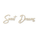 Drewniana dekoracja z napisem 3D Sweet Dreams - Topola