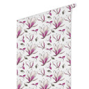 Tapet med mønster - illustrerede blomster - pink
