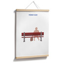 Plakat filmowy inspirowany filmem "Forrest Gump" - Gomes