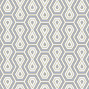 Architects Paper Jungle Chic - Papier peints rétro/vintage, gris
