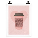 Plakat Coffee - Eleonora - Love you a Latte
