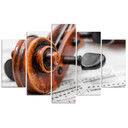 Lærredstryk 5 dele, noder for violin