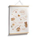 Kinder-Poster - Affirmationen Happy mit Bär und Stern