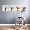 Sticker mural - Quatre saisons