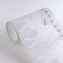 Borde unicornio gris blanco - Borde para habitaciones de niñas - Papel pintado infantil con criatura