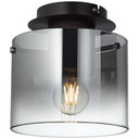Deckenleuchte Benett, braun, 21,5 x 20 cm, Glas Deckenleuchte