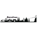 Wallsticker Udsigt over Barcalona