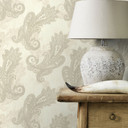 Rasch non-woven tapet, tapetdesign Indian Style taupe light