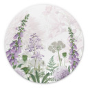 Tableau sur alu-Dibond rond Sir Edward - Digitale pourpre
