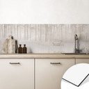 Keukenachterwand bos bij het meer in beige mist - Ms Tiff