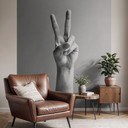 Fototapeta Victory Hand - Znak pokoju i zwycięstwa - Bühler