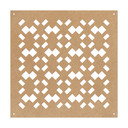 Rozdzielacz do pokoju Próbki geometryczne - MDF natura