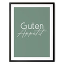 Poster für die Küche - Guten Appetit