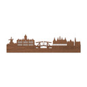 Okleina mahoniowa Wood Art - Skyline Amsterdam