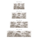 Zelfklevende Keukenachterwand met tuinlandschap in beige - Ms Tiff