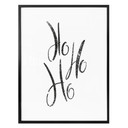 Poster Ho Ho Ho Handlettering