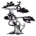 Sticker mural - Arbre Japonais