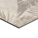 Billede af tropiske blade i junglen i pastel - Bloomery Decor – print på aluminium (Alu-Dibond)