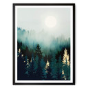 Plakat SpaceFrog Designs - Mglisty las