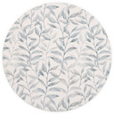 Fototapeta Delicate Watercolour Leaves - Soft Grey - Bloomery Decor - Okrągła - Samoprzylepna / niet